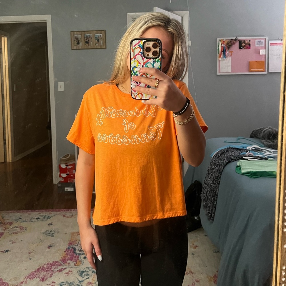 University Of Tennessee cropped Tee size L